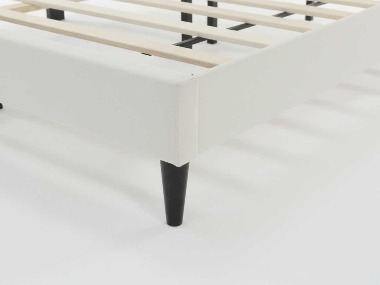 Galenia Bed Frame Beige - Double