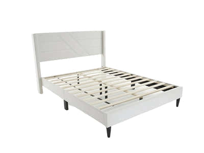 Galenia Bed Frame Beige - Double