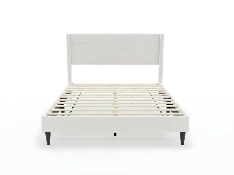 DS Galenia Bed Frame Beige - Double