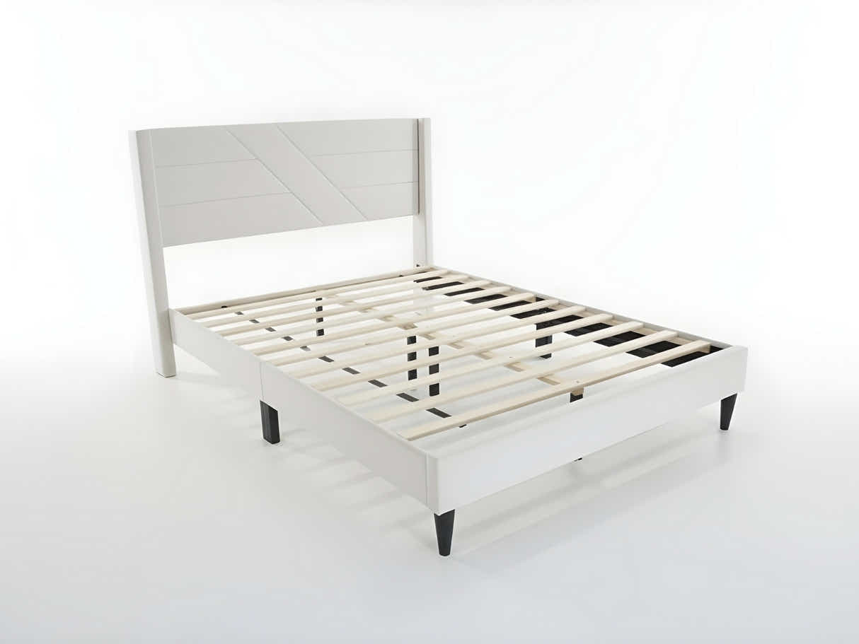 Galenia Bed Frame Beige - Double