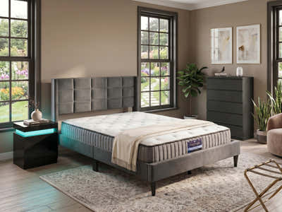 Deluxe Guest Room Combo - Bed, Mattress, Bedside & Tallboy