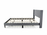 DS Neron Velvet Bed Frame Charcoal - King