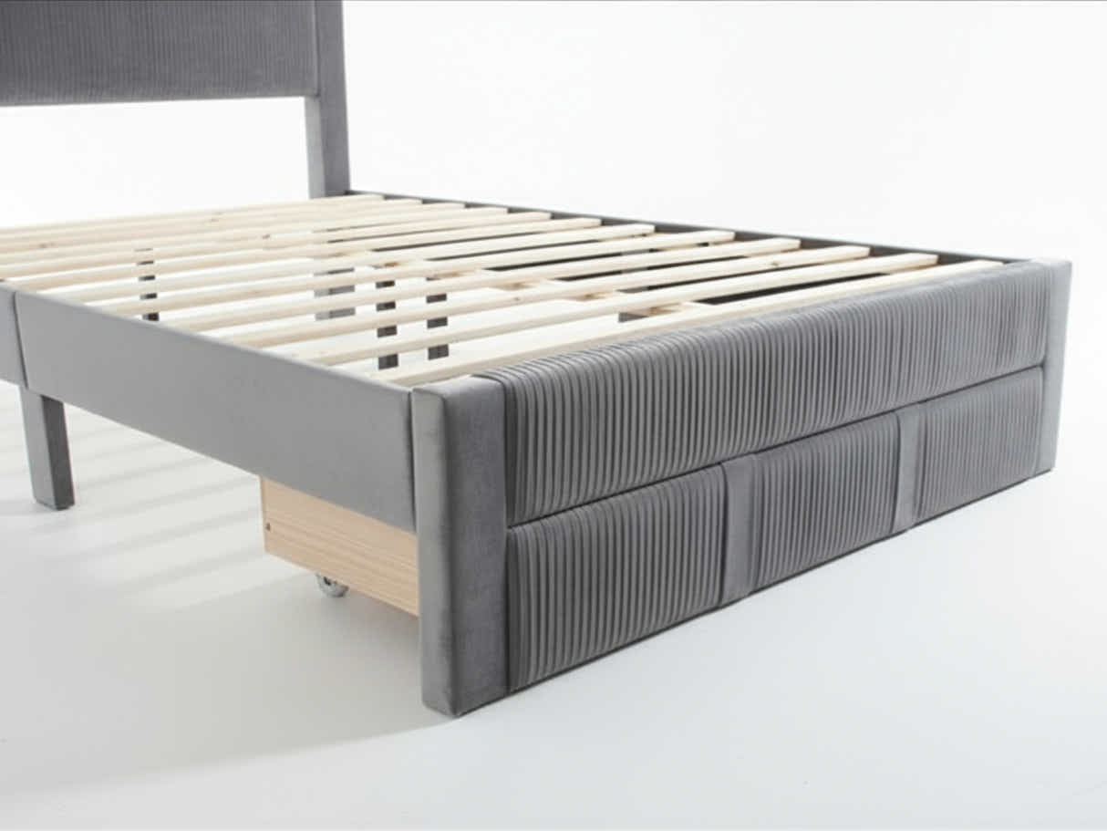 Rae Bed Frame With Drawer - Double