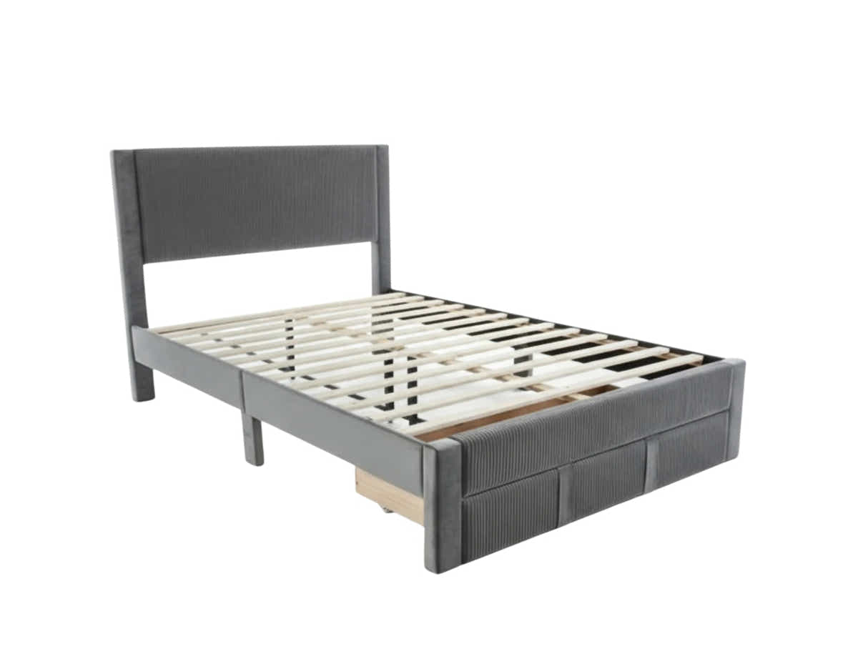 Rae Bed Frame With Drawer - Double