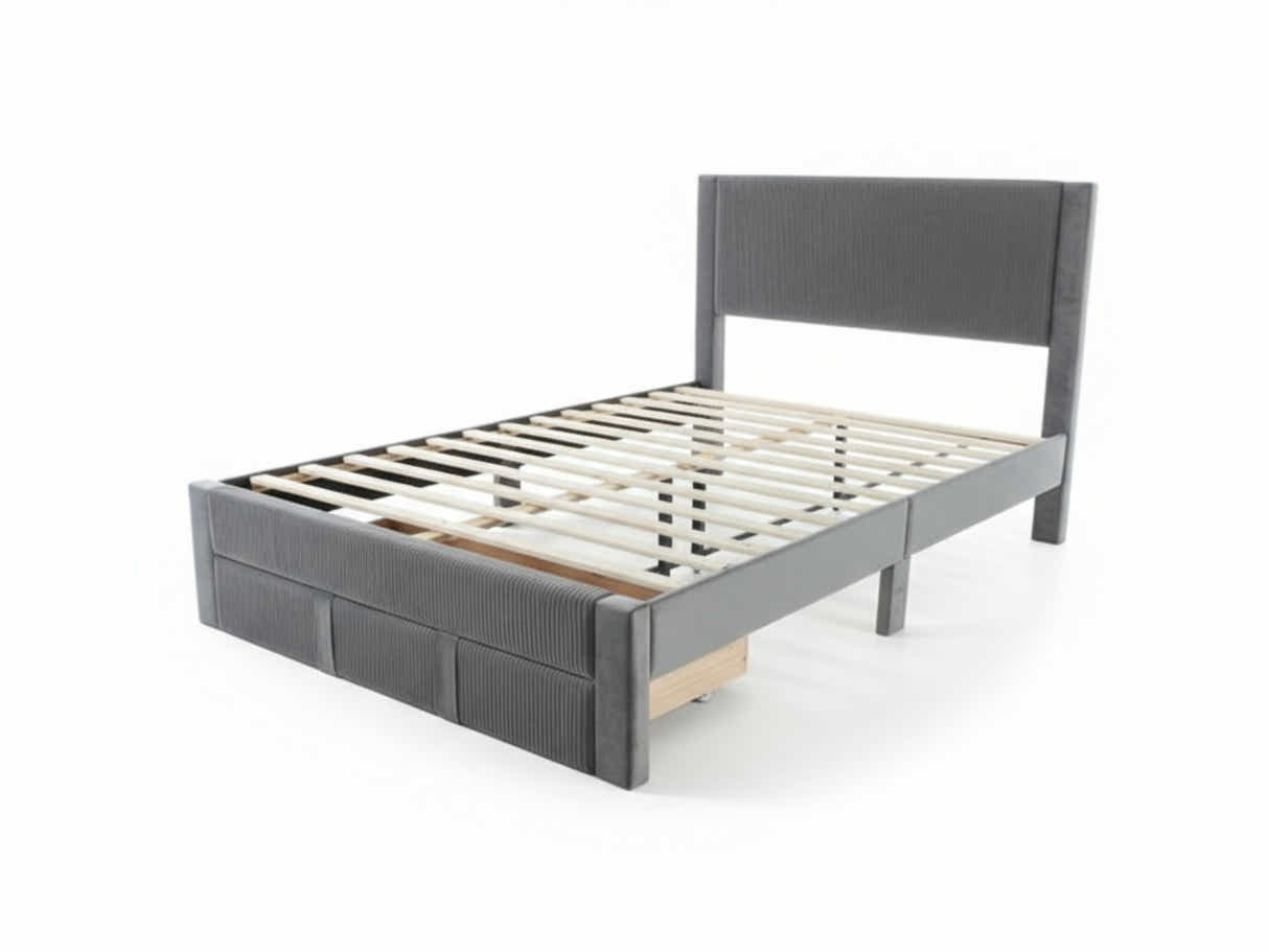 Rae Bed Frame With Drawer - Double