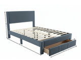 Rae Bed Frame With Drawer - Queen