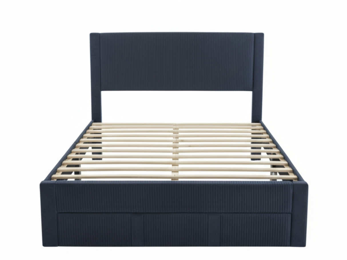Rae Bed Frame With Drawer - Queen