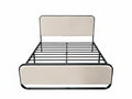 Haisla Velvet Bed Frame Cream - Queen