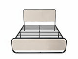 DS Haisla Velvet Bed Frame Cream - Queen