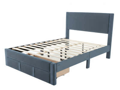 Rae Bed Frame With Drawer - Queen