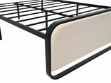 DS Haisla Velvet Bed Frame Cream - Queen