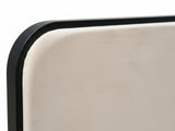 DS Haisla Velvet Bed Frame Cream - Queen