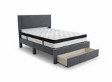 Rae Bed Frame With Drawer & Euro Top Mattress G31 - Queen