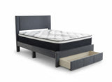 Rae Bed Frame With Drawer & Euro Top Mattress J32 - Queen