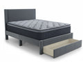 Rae Bed Frame With Drawer & Euro Top Mattress B34 - Queen