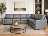 Sonya 6 Seater Modular Sofa PU - Grey