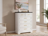 6-Drawer Dresser - White