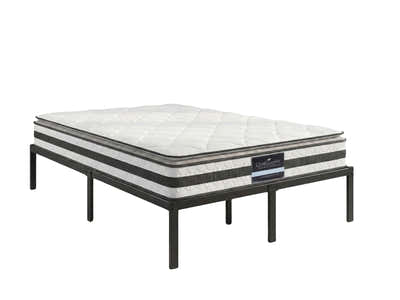 Xclusive Metal Platform Bed & Bon21 Mattress - Double