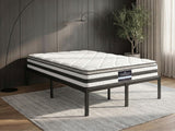Xclusive Metal Platform Bed & Bon21 Mattress - Double