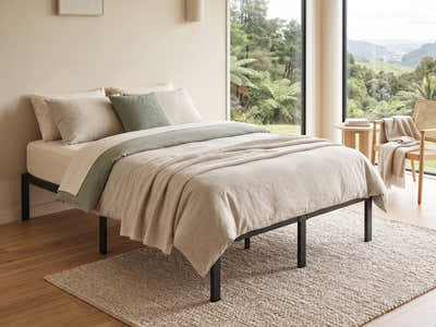 DS Xclusive Metal Platform Bed Frame - Double
