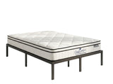 Xclusive Metal Platform Bed & Boucle22 Mattress - Queen