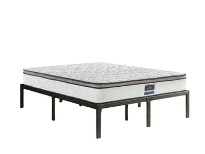 Xclusive Metal Platform Bed & GEL30 Memory Foam Mattress - Queen