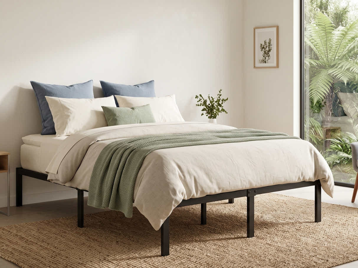 DS Xclusive Metal Platform Bed Frame - Queen