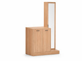 Ingang Shoe and Coat Storage With Mirror