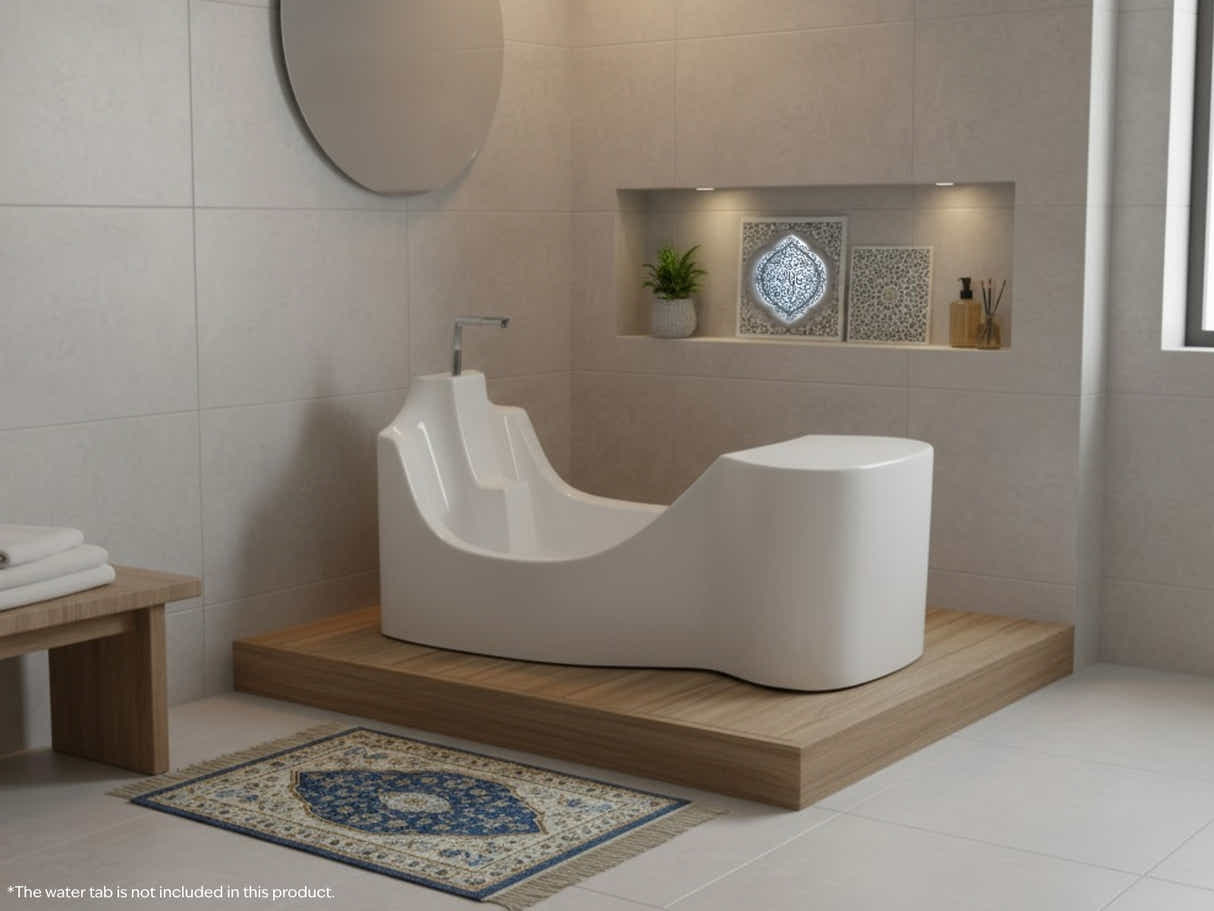 Wudu Sink For Ablution - Muslim Hand Foot Wash Basin