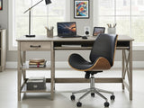 Writing Desk Rustic Oak & Bentwood Office Chair