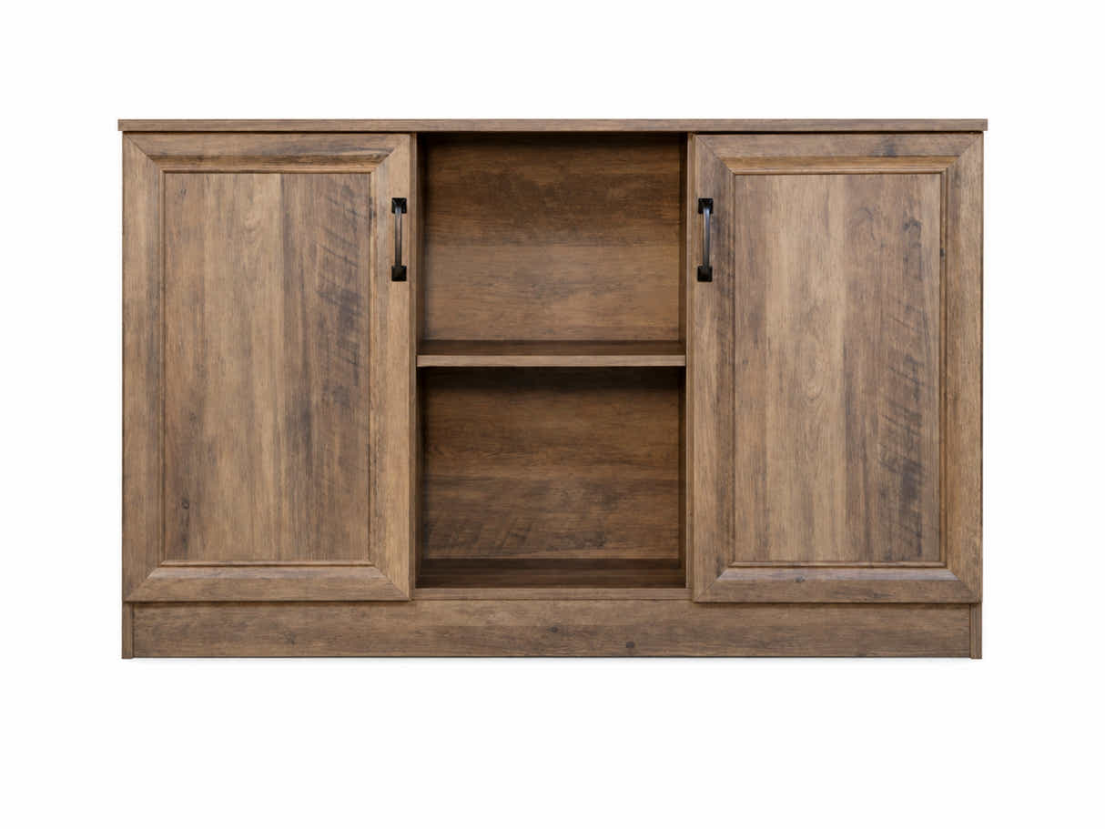 2-Door Sideboard Buffet Rustic Oak - 120 cm