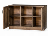2-Door Sideboard Buffet Rustic Oak - 120 cm