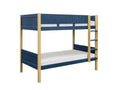 Mateo Bunk Bed - Oak & Navy