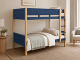 Mateo Bunk Bed - Oak & Navy