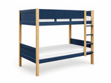 Mateo Bunk Bed - Oak & Navy