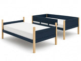 Mateo Bunk Bed - Oak & Navy