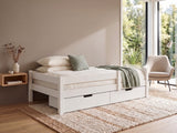 Milo Bed with Storage White - Single