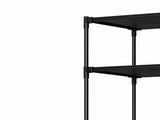 Shoe Rack Cabinet Stackable 50 Pairs 10-Tier Black