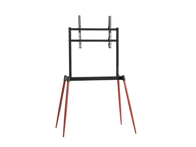 TV Stand 32-75 inch LED LCD Screen Wooden Floor Easel Height Adjustable