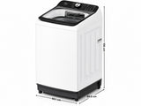 Midea 10kg top loader Rear control Washing Machine