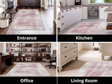 Printed Rug 200cm x 300cm - Maroon Brown