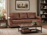 Cassandra 3-seater Sofa PU - Dark Brown