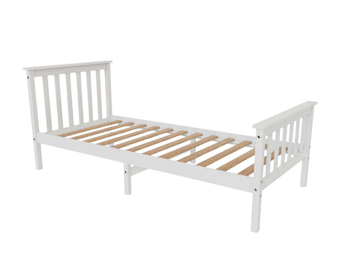 Hampshire Bed Frame Single - White