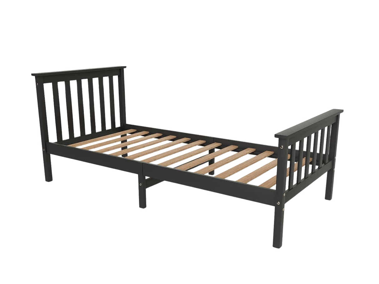 Hampshire Bed Frame Single - Black