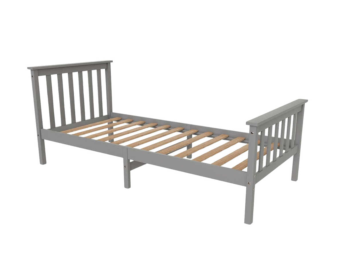 Hampshire Bed Frame Single - Grey