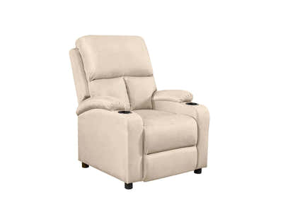 Zola Push Back Recliner Chair Linen - Light Grey09
