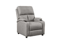 Zola Push Back Recliner Chair Linen - Light Grey