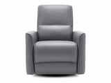 Rodger Air Leather Manual Recliner Chair - Grey