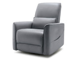 Rodger Air Leather Manual Recliner Chair - Grey
