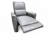 Rodger Air Leather Manual Recliner Chair - Grey